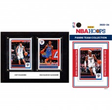 Карточки Oklahoma City Thunder 6 x 8 Player Plaque & 2023-24 Team Trading Card Set