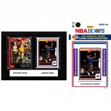 Los Angeles Lakers 6 x 8 Player Plaque & 2023-24 Team Trading Card Set