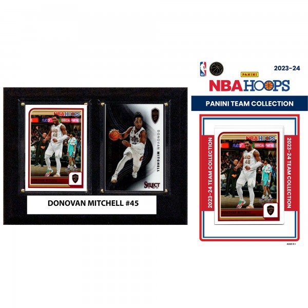Cleveland Cavaliers 6 x 8 Player Plaque & 2023-24 Team Trading Card Set