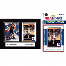 Golden State Warriors 6 x 8 Player Plaque & 2023-24 Team Trading Card Set