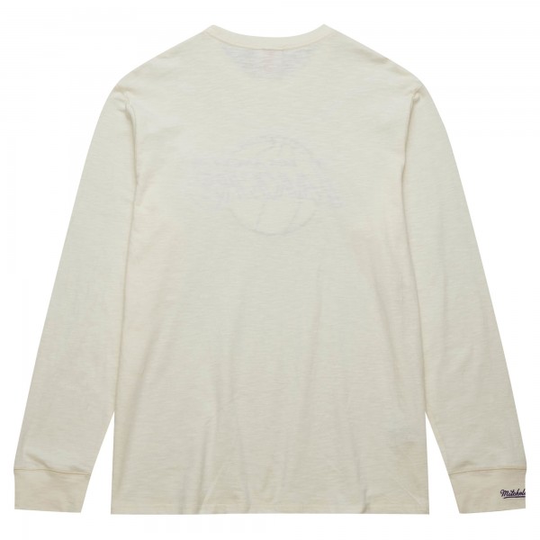 Футболка с длинным рукавом Golden State Warriors Mitchell & Ness Hardwood Classics Vintage - Cream
