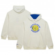 Толстовка Golden State Warriors Mitchell & Ness Hardwood Classics Vintage - Cream
