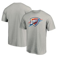 Футболка Oklahoma City Thunder Heather Gray Primary Logo