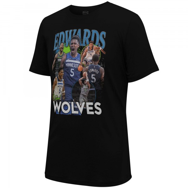 Футболка Anthony Edwards Minnesota Timberwolves Stadium Essentials Unisex Player Crossroads - Black