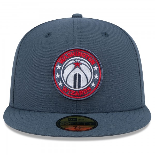 Бейсболка Washington Wizards New Era 2024/25 City Edition Alternate 59FIFTY - Navy