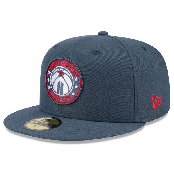 Бейсболка Washington Wizards New Era 2024/25 City Edition Alternate 59FIFTY - Navy