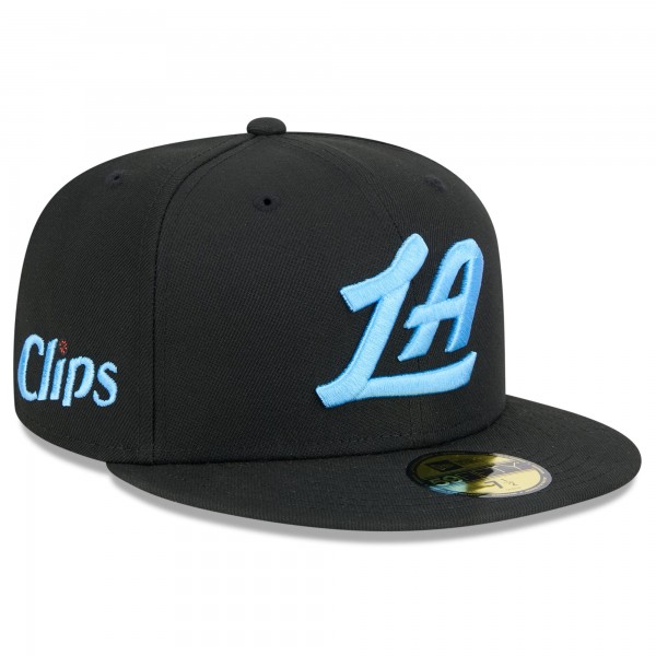 Бейсболка LA Clippers New Era 2024/25 City Edition Alternate 59FIFTY - Black