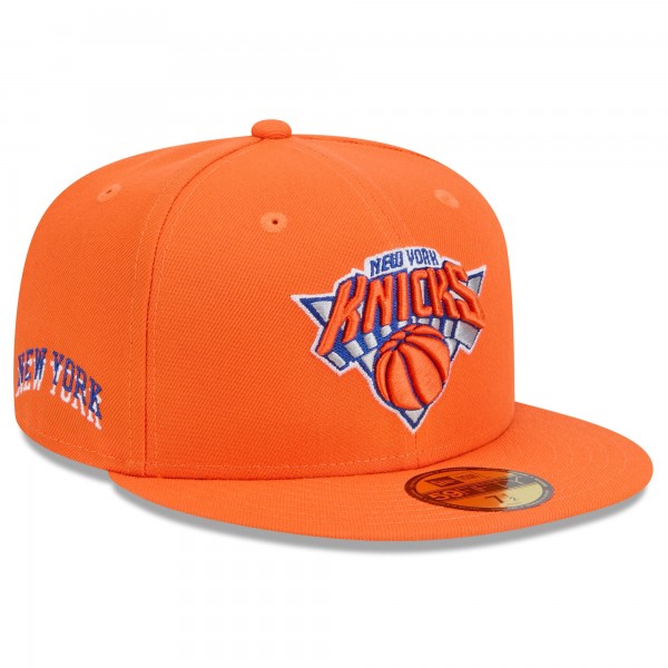 Бейсболка New York Knicks New Era 2024/25 City Edition Alternate 59FIFTY - Orange