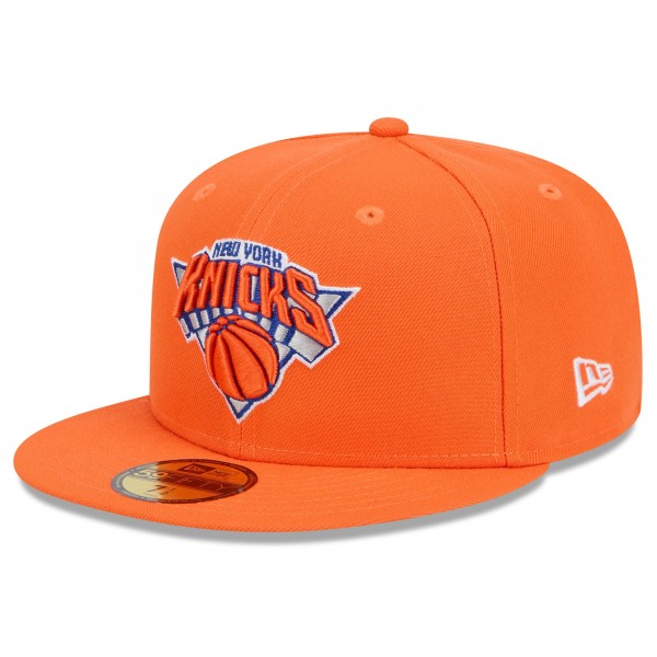 Бейсболка New York Knicks New Era 2024/25 City Edition Alternate 59FIFTY - Orange