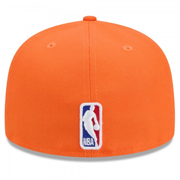 Бейсболка New York Knicks New Era 2024/25 City Edition Alternate 59FIFTY - Orange