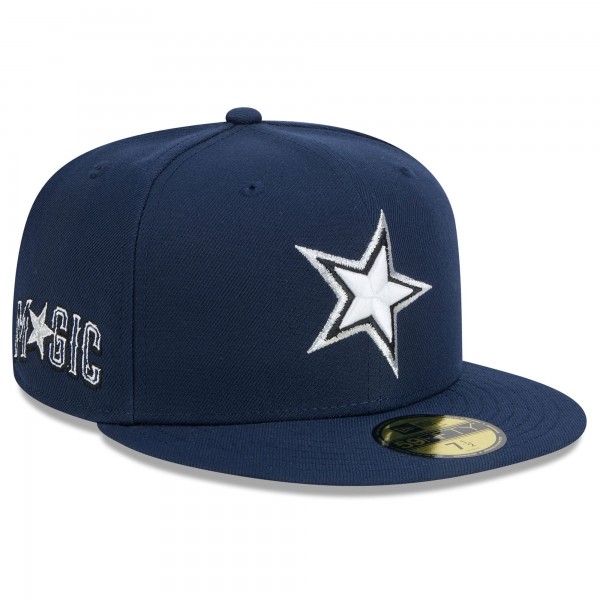 Бейсболка Orlando Magic New Era 2024/25 City Edition Alternate 59FIFTY - Navy