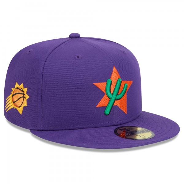 Бейсболка Phoenix Suns New Era 2024/25 City Edition Alternate 59FIFTY - Purple