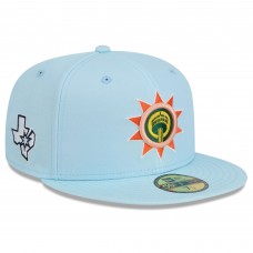 Бейсболка San Antonio Spurs New Era 2024/25 City Edition Alternate 59FIFTY - Light Blue