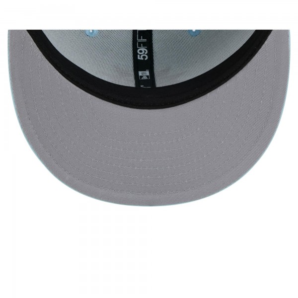 Бейсболка San Antonio Spurs New Era 2024/25 City Edition Alternate 59FIFTY - Light Blue