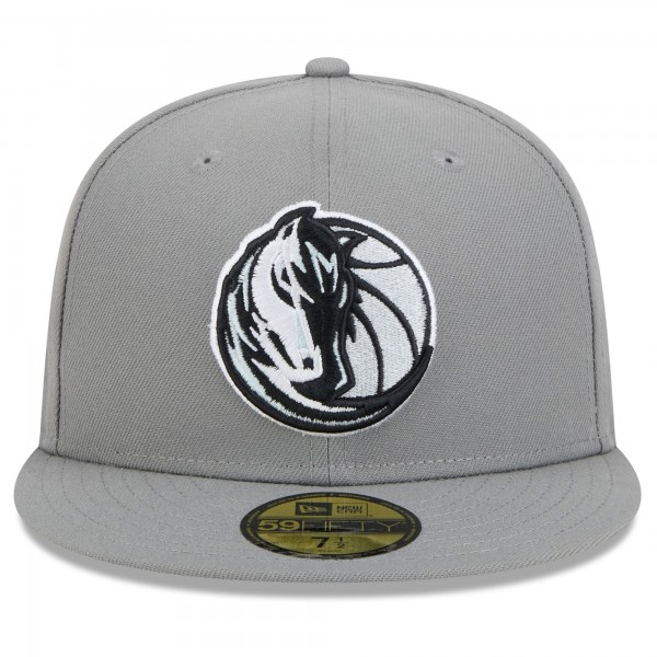 Бейсболка Dallas Mavericks New Era 2024/25 City Edition Alternate 59FIFTY - Charcoal