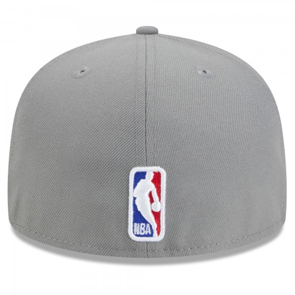 Бейсболка Dallas Mavericks New Era 2024/25 City Edition Alternate 59FIFTY - Charcoal