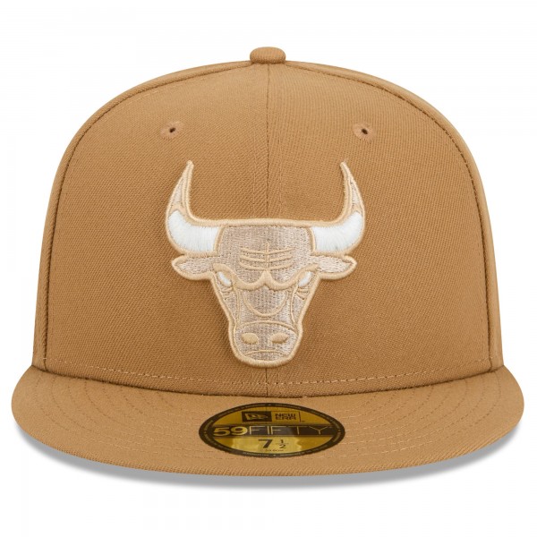 Бейсболка Chicago Bulls New Era 2024/25 City Edition Alternate 59FIFTY - Tan