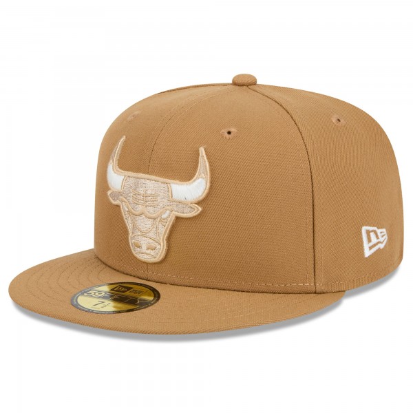 Бейсболка Chicago Bulls New Era 2024/25 City Edition Alternate 59FIFTY - Tan