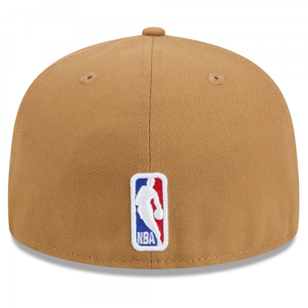 Бейсболка Chicago Bulls New Era 2024/25 City Edition Alternate 59FIFTY - Tan