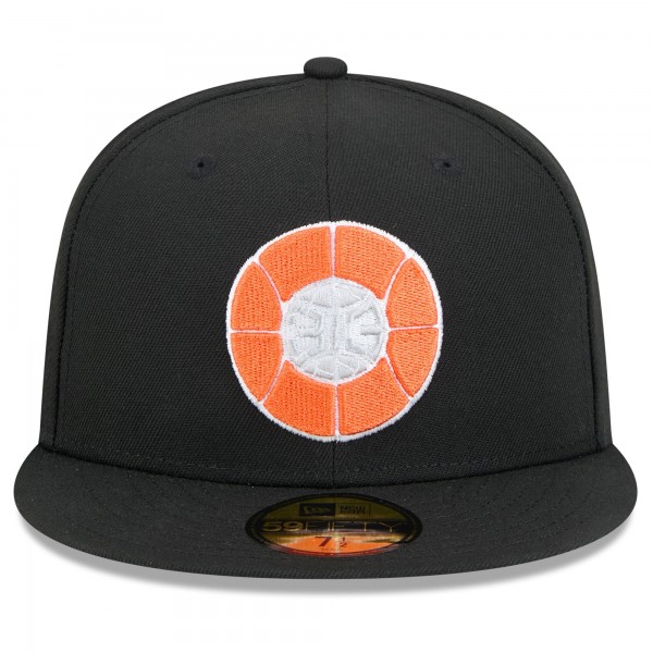 Бейсболка Detroit Pistons New Era 2024/25 City Edition Alternate 59FIFTY - Black