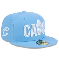 Бейсболка Cleveland Cavaliers New Era 2024/25 City Edition Alternate 59FIFTY - Light Blue