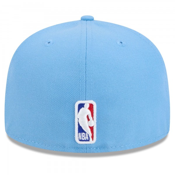 Бейсболка Cleveland Cavaliers New Era 2024/25 City Edition Alternate 59FIFTY - Light Blue
