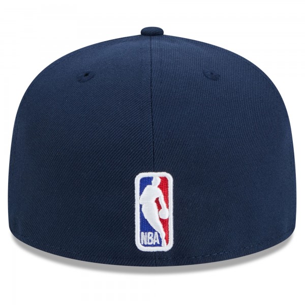 Бейсболка Denver Nuggets New Era 2024/25 City Edition Alternate 59FIFTY - Navy