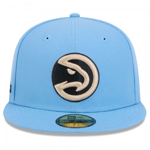 Бейсболка Atlanta Hawks New Era 2024/25 City Edition Alternate 59FIFTY - Light Blue