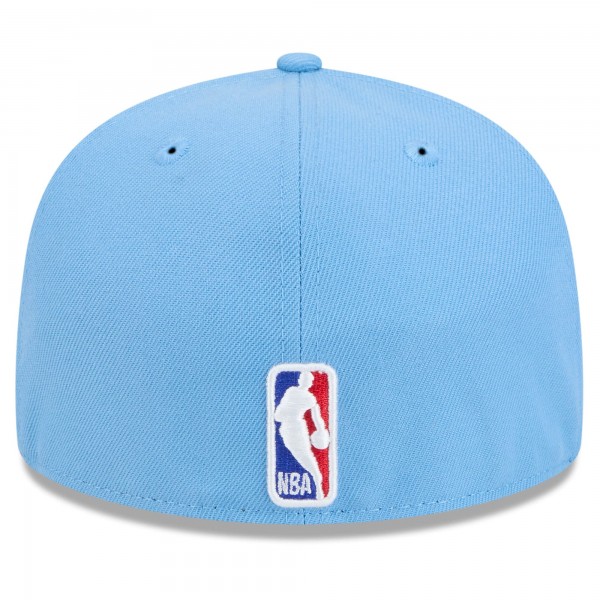 Бейсболка Atlanta Hawks New Era 2024/25 City Edition Alternate 59FIFTY - Light Blue
