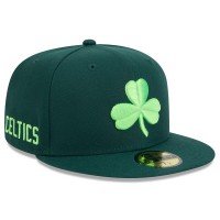 Бейсболка Boston Celtics New Era 2024/25 City Edition Alternate 59FIFTY - Green