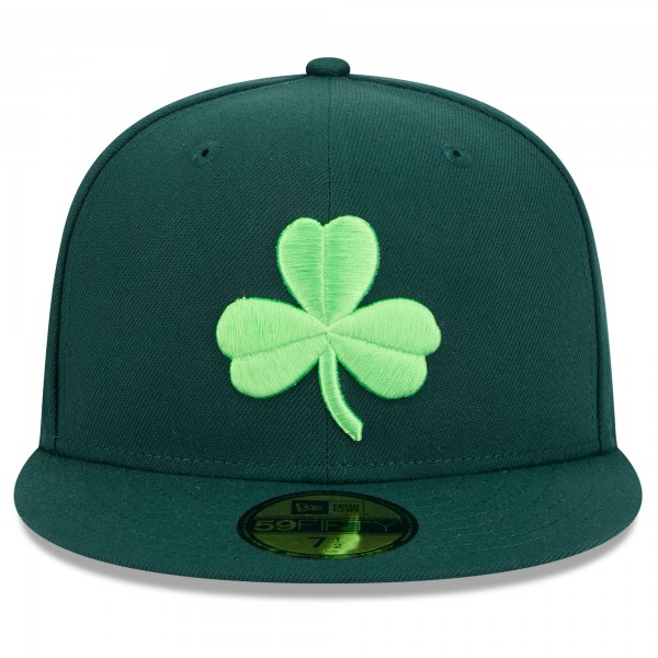 Бейсболка Boston Celtics New Era 2024/25 City Edition Alternate 59FIFTY - Green