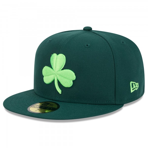 Бейсболка Boston Celtics New Era 2024/25 City Edition Alternate 59FIFTY - Green