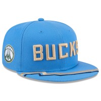 Бейсболка Milwaukee Bucks New Era 2024/25 City Edition 59FIFTY - Blue