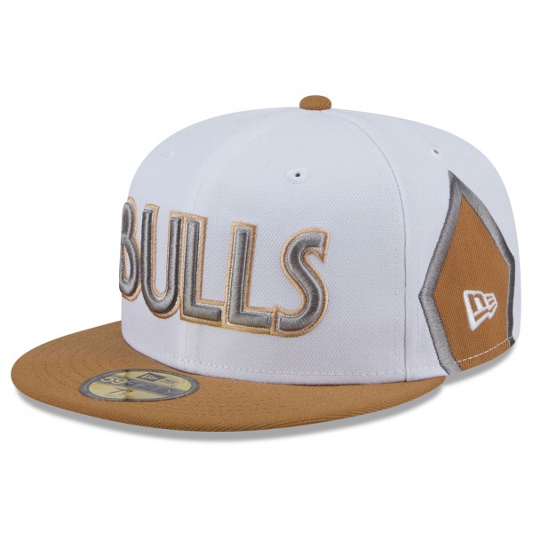 Бейсболка Chicago Bulls New Era 2024/25 City Edition 59FIFTY - White
