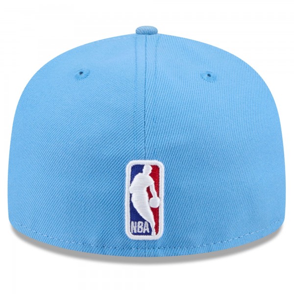 Бейсболка Cleveland Cavaliers New Era 2024/25 City Edition 59FIFTY - Light Blue