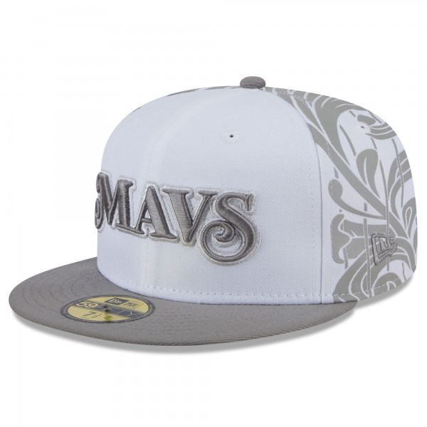 Бейсболка Dallas Mavericks New Era 2024/25 City Edition 59FIFTY - White