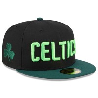 Бейсболка Boston Celtics New Era 2024/25 City Edition 59FIFTY - Black