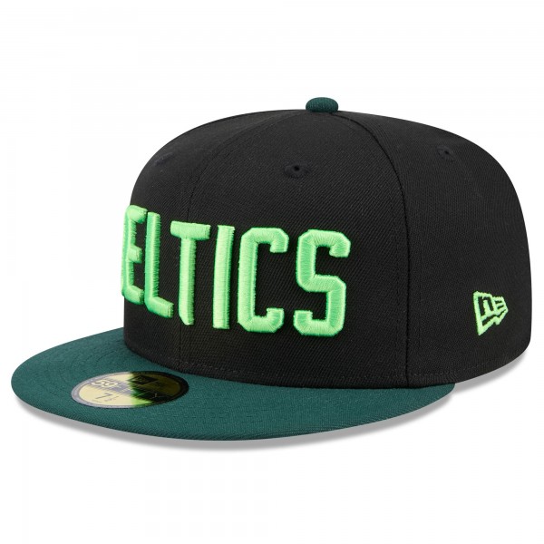Бейсболка Boston Celtics New Era 2024/25 City Edition 59FIFTY - Black