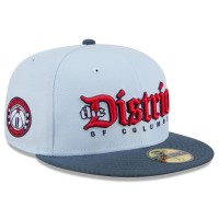 Бейсболка Washington Wizards New Era 2024/25 City Edition 59FIFTY - Light Blue