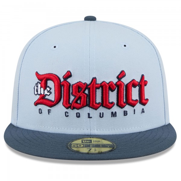 Бейсболка Washington Wizards New Era 2024/25 City Edition 59FIFTY - Light Blue