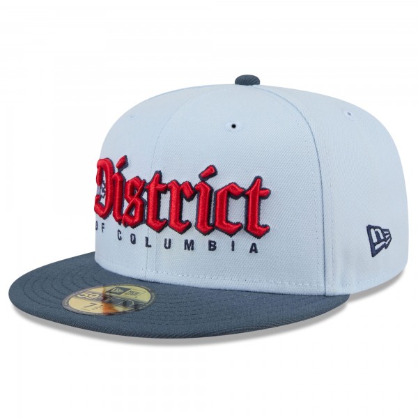 Бейсболка Washington Wizards New Era 2024/25 City Edition 59FIFTY - Light Blue