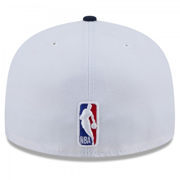 Бейсболка Denver Nuggets New Era 2024/25 City Edition 59FIFTY - White