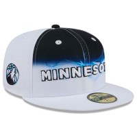 Бейсболка Minnesota Timberwolves New Era 2024/25 City Edition 59FIFTY - White