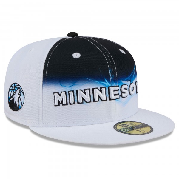 Бейсболка Minnesota Timberwolves New Era 2024/25 City Edition 59FIFTY - White