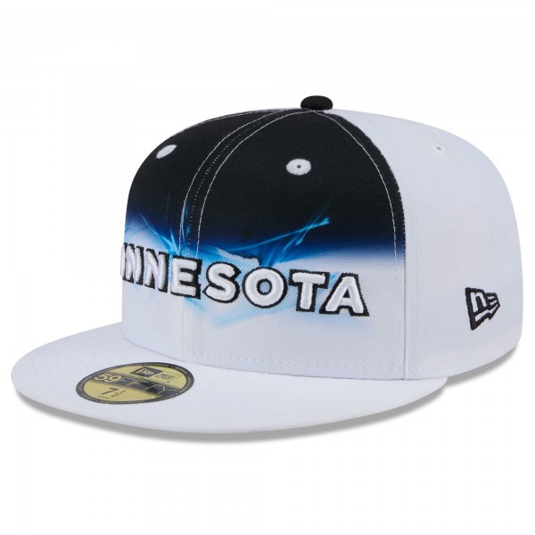 Бейсболка Minnesota Timberwolves New Era 2024/25 City Edition 59FIFTY - White