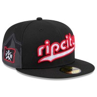 Бейсболка Portland Trail Blazers New Era 2024/25 City Edition 59FIFTY - Black