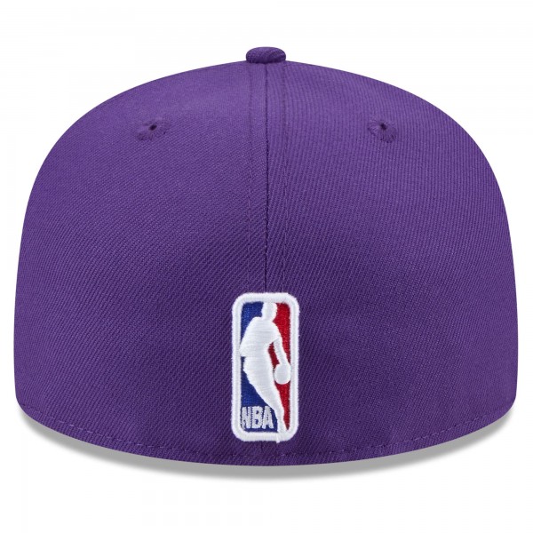 Бейсболка Utah Jazz New Era 2024/25 City Edition 59FIFTY - Purple