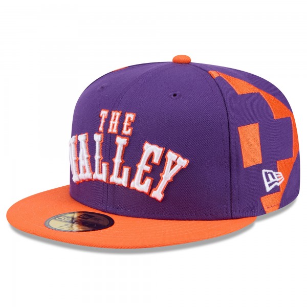 Бейсболка Phoenix Suns New Era 2024/25 City Edition 59FIFTY - Purple