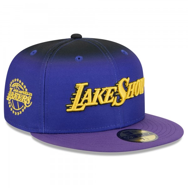 Бейсболка Los Angeles Lakers New Era 2024/25 City Edition 59FIFTY - Purple
