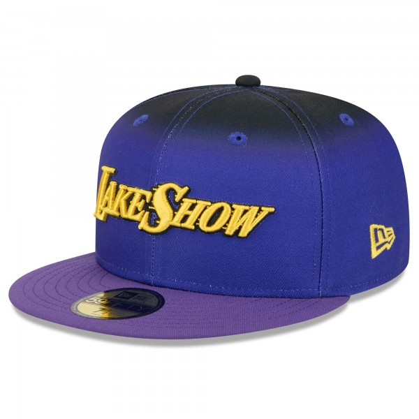 Бейсболка Los Angeles Lakers New Era 2024/25 City Edition 59FIFTY - Purple